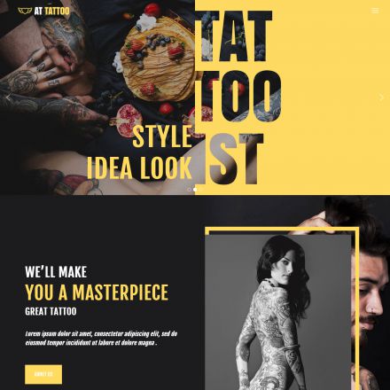 AGE Themes Tattoo Onepage