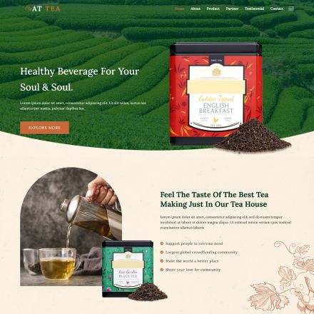 AGE Themes Tea Onepage