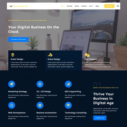 AGE Themes Web Design Onepage