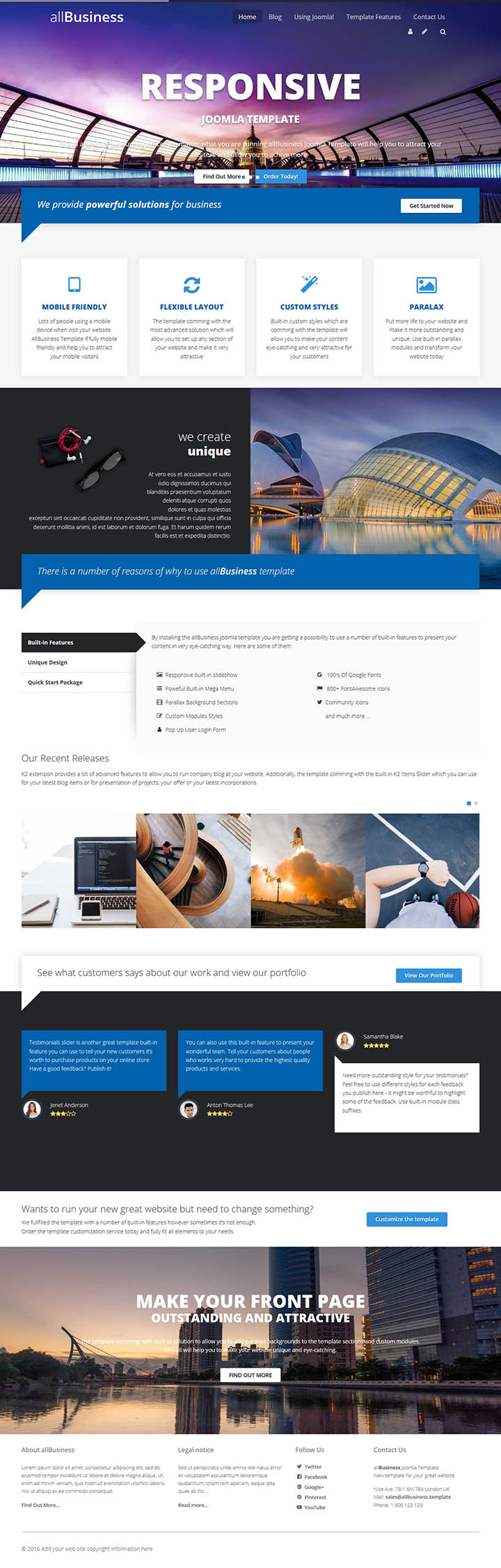 Joomla шаблон EnergizeThemes All Business