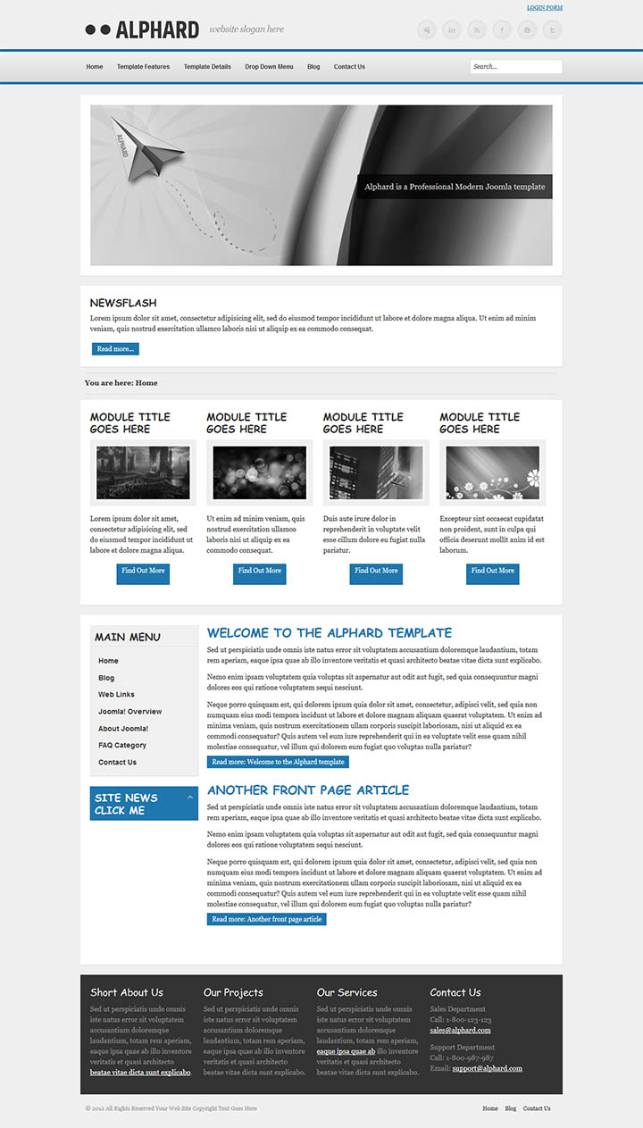 Joomla шаблон EnergizeThemes Alphard