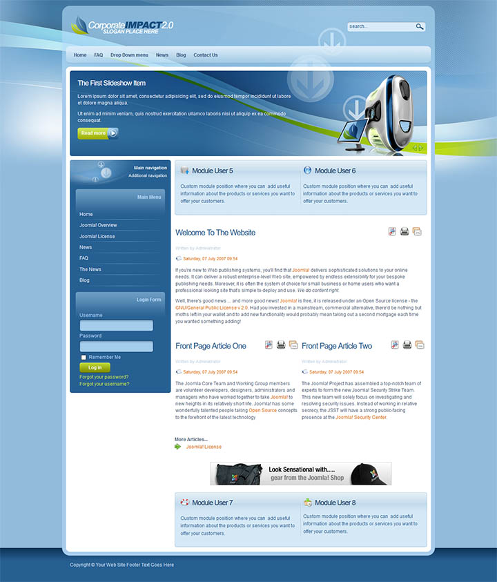 Joomla шаблон EnergizeThemes Corporate Impact