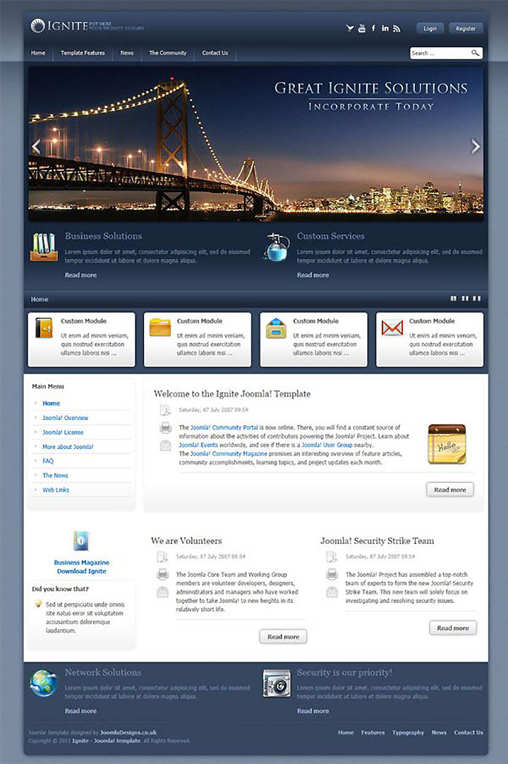 Joomla шаблон EnergizeThemes Ignite