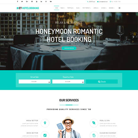 EngineTemplates Hotel Booking