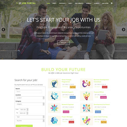 EngineTemplates Job Portal