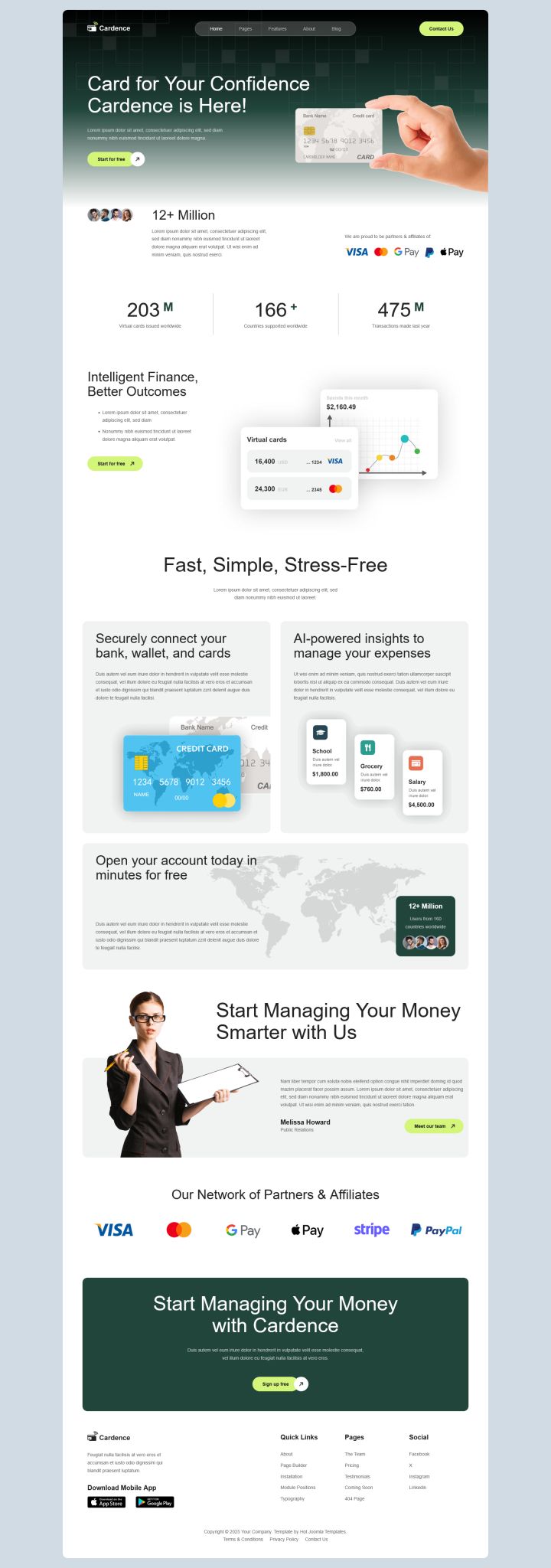 Joomla шаблон HotThemes Cardence