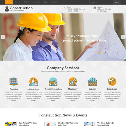 HotThemes Construction