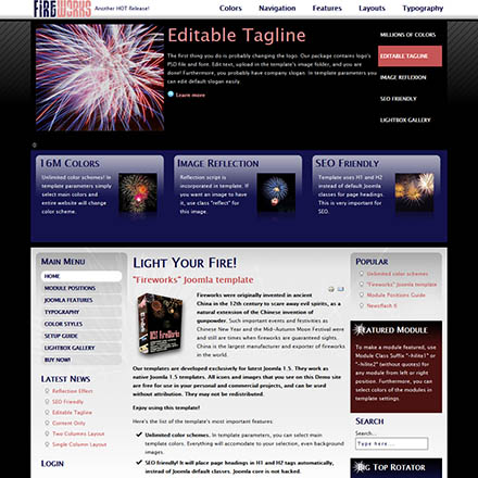 HotThemes Fireworks