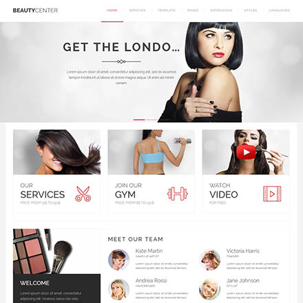 Joomla-Monster Beauty Center