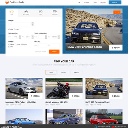 Joomla-Monster Car Classifieds