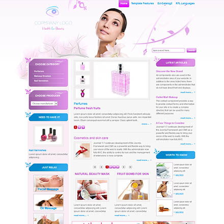 Joomla-Monster Cosmetics