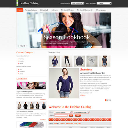 Joomla-Monster Fashion Catalog