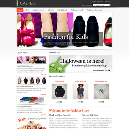 Joomla-Monster Fashion Store