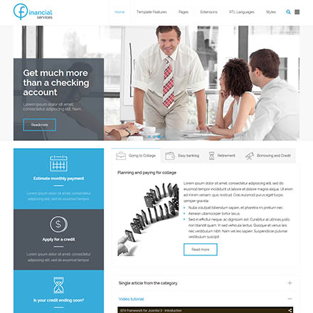 Joomla-Monster Financial Services