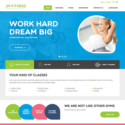 Joomla-Monster Fitness