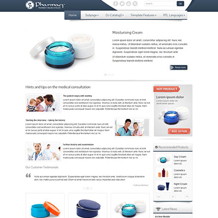 Joomla-Monster HCT Pharmacy