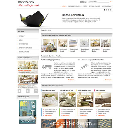 Joomla-Monster Home Deco Store