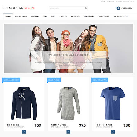 Joomla-Monster Modern Store