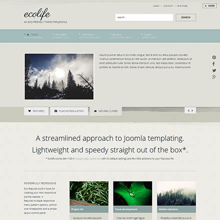 JoomlaBamboo Ecolife