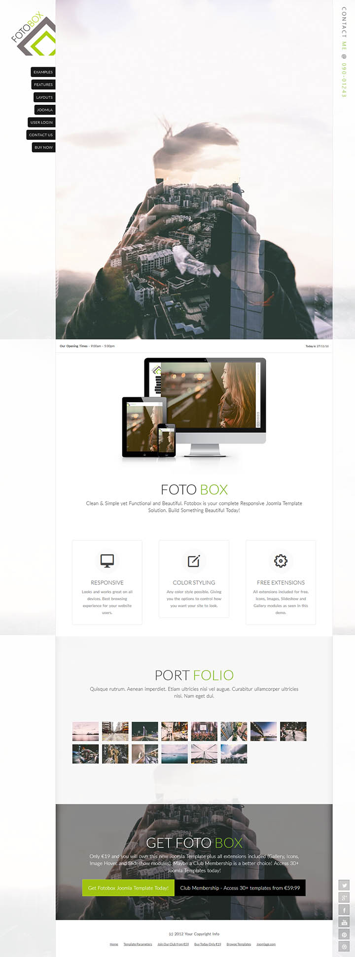 Joomla шаблон Joomlage Fotobox