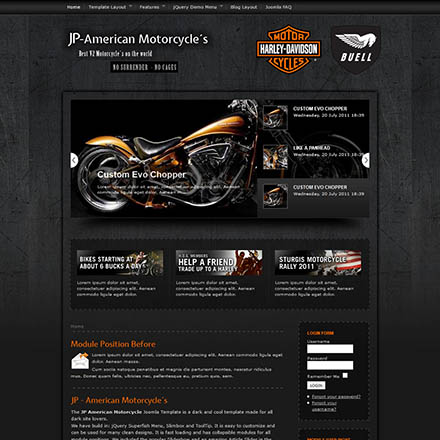 JoomlaPlates American Motorcycle