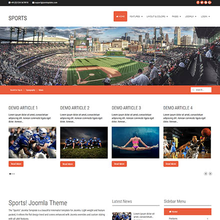 JoomlaPlates Sports