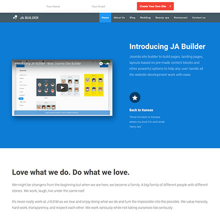 JoomlArt Builder