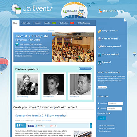 JoomlArt Events