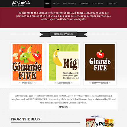 JoomlArt Graphite
