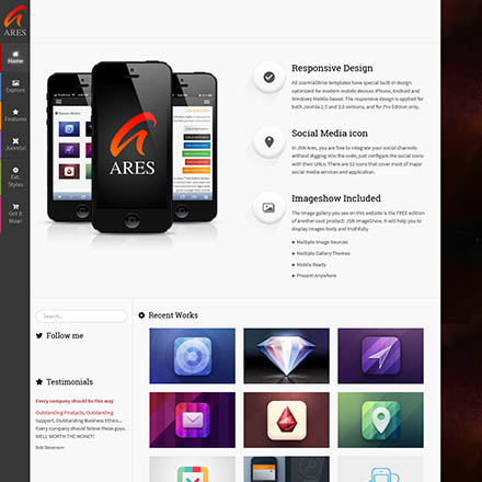 JoomlaShine Ares 2