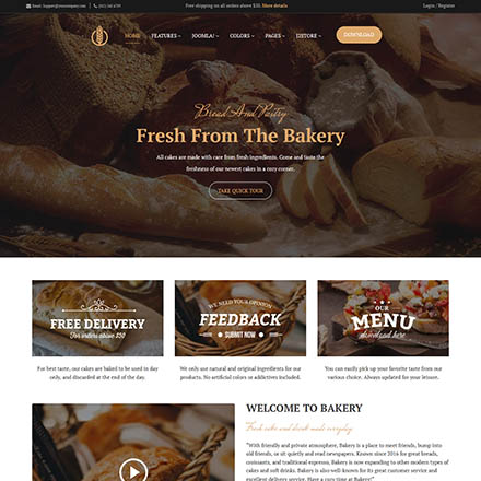 JoomlaShine Bakery