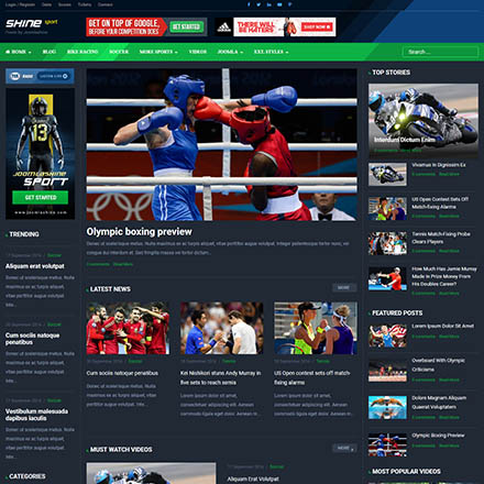 JoomlaShine Shine SportNews