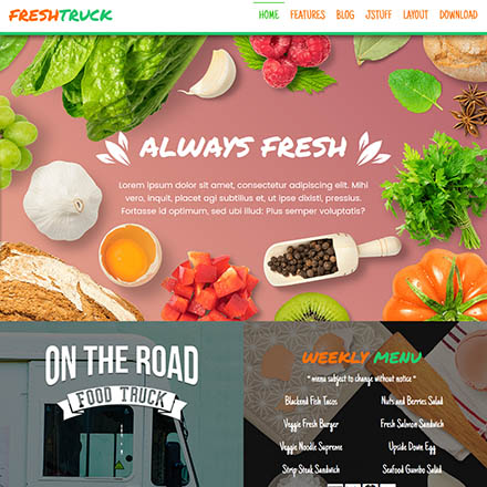 JoomlaXTC Fresh Truck