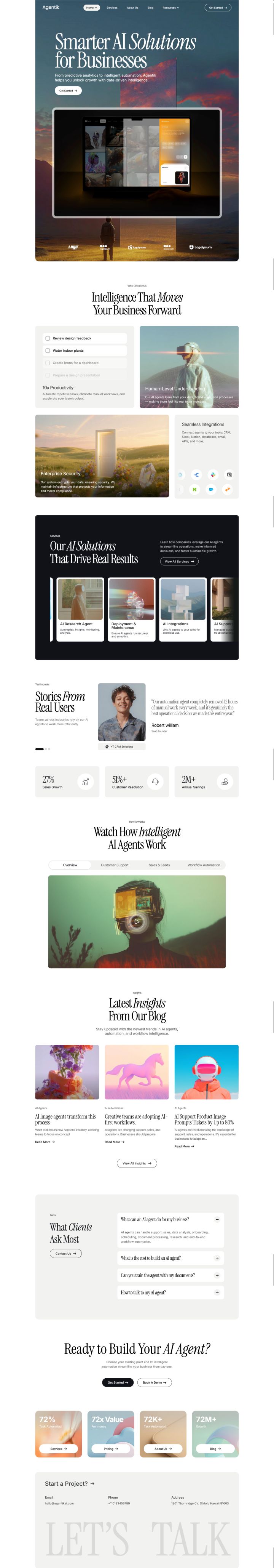 Joomla шаблон JoomShaper Agentik