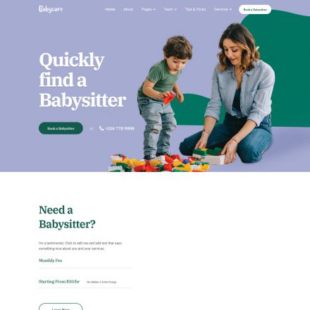 JoomShaper BabyCare