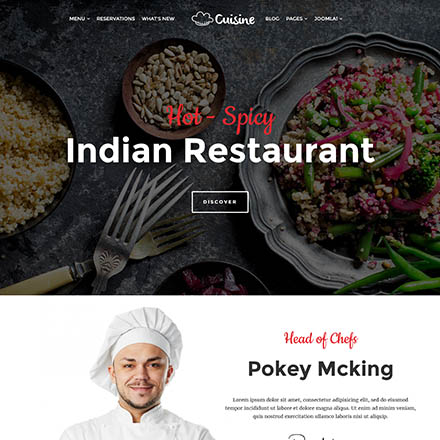 JoomShaper Cuisine