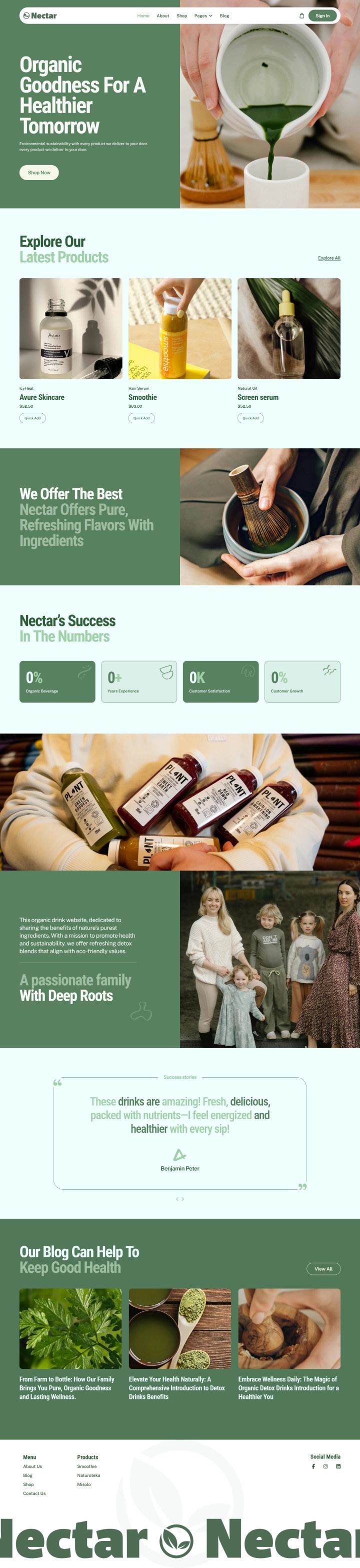 Joomla шаблон JoomShaper Nectar