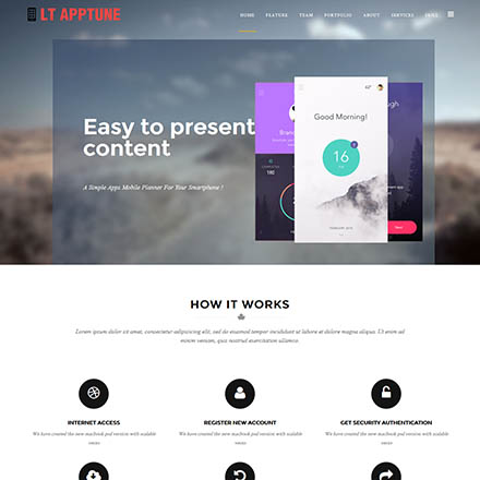 LTheme Apptune Onepage