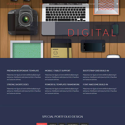 LTheme Art Studio Onepage