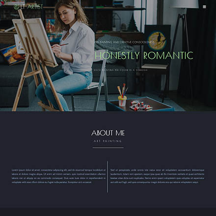 LTheme Artist Onepage