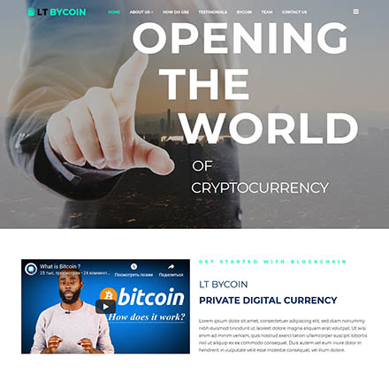 LTheme ByCoin Onepage