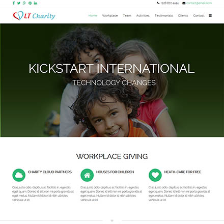 LTheme Charity Onepage