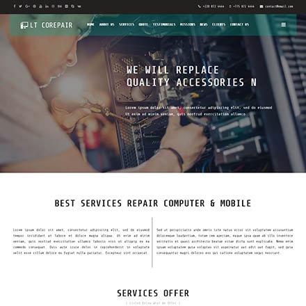 LTheme CoRepair Onepage