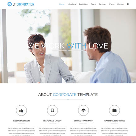 LTheme Corporation Onepage