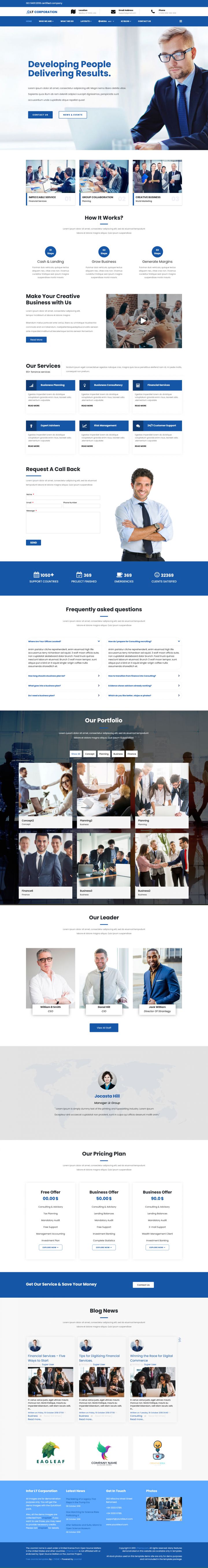 Joomla шаблон LTheme Corporation