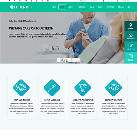 LTheme Dentist Onepage