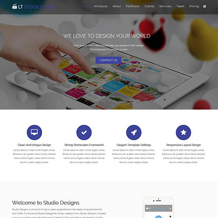 LTheme Design Studio Onepage