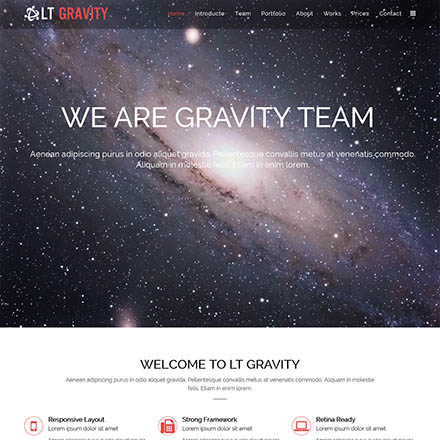 LTheme Gravity Onepage