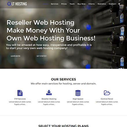 LTheme Hosting Onepage