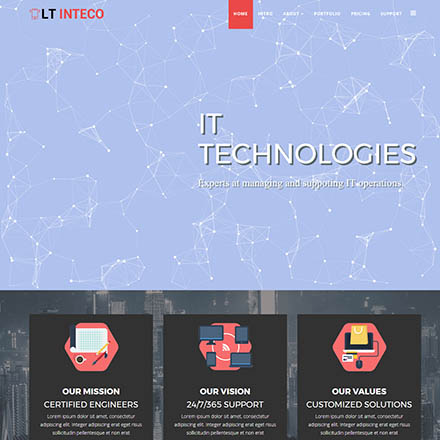 LTheme Inteco Onepage